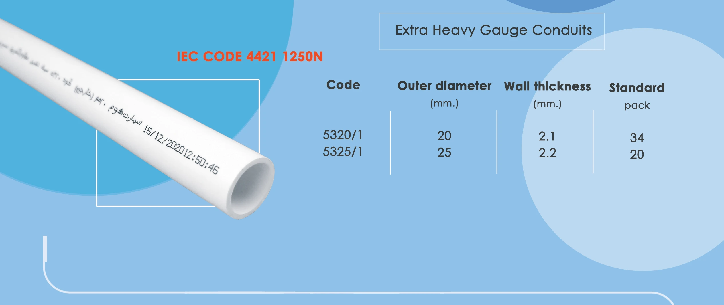 White UPVC Conduits